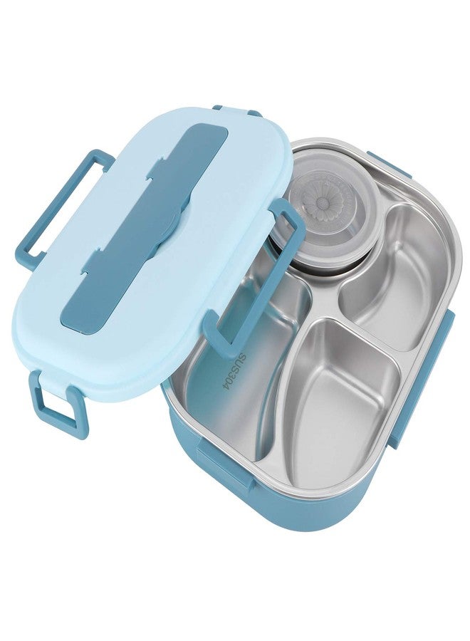 ZENIKO 01 Lunch Box, Dinnerware Portable Bento Box, Stainless Steel Lunch Box for Office Meals Canteens Family Meals Classroom Lunches(#1) - Image 1